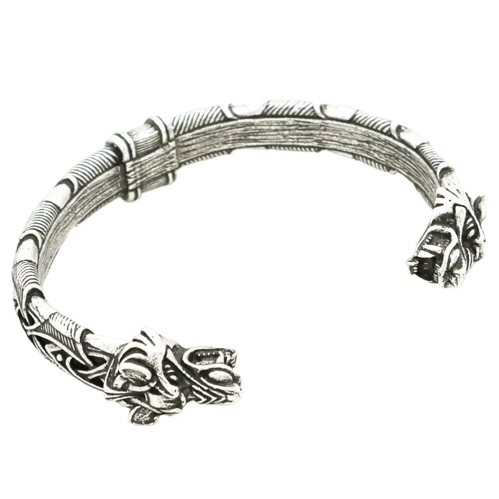  Mens Bracelet, Bangle Cuff Arm Wristband Bracelet Jewelry measures 7cm in diameter, can be adjusted to wrist.