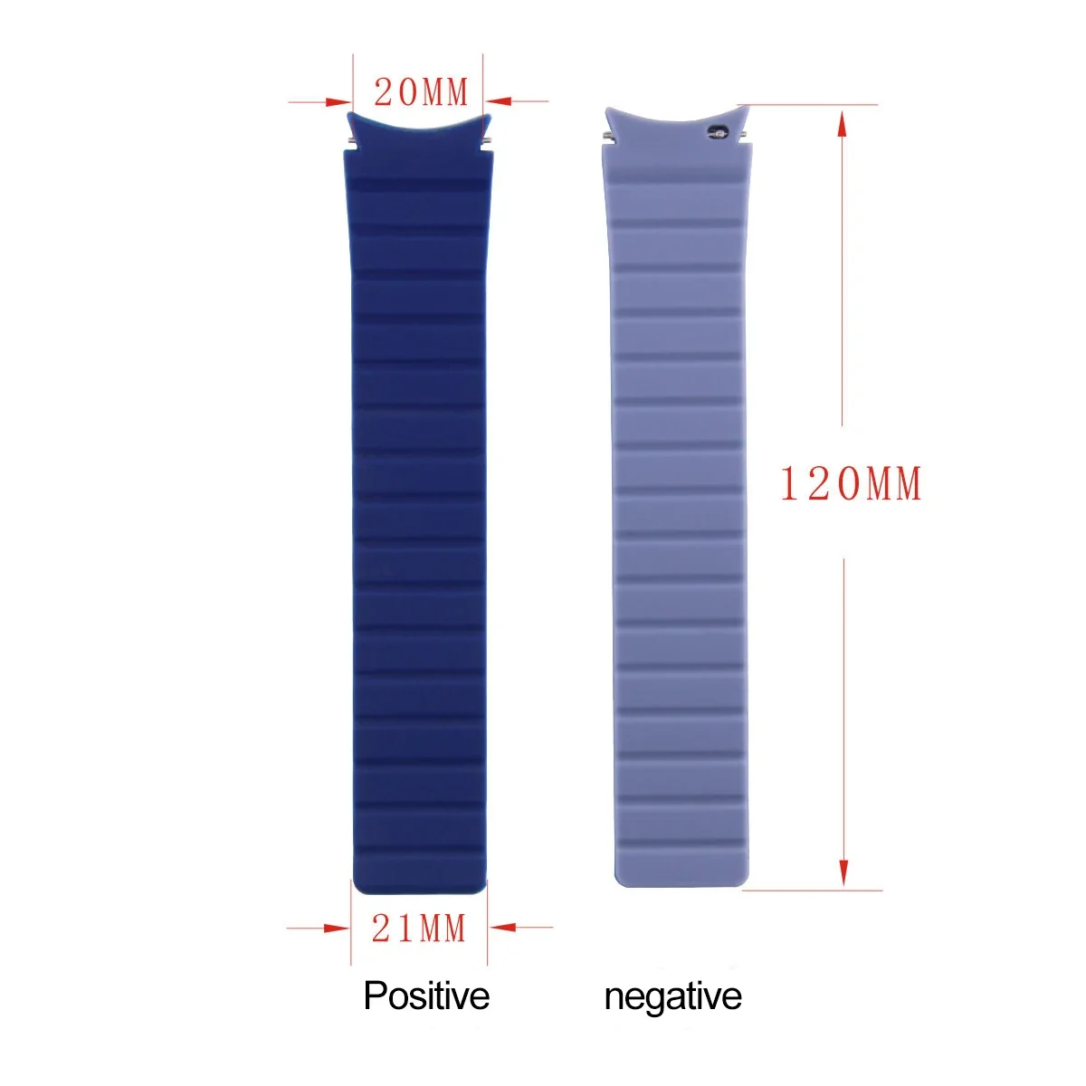 Magnetic Silicone Strap for Samsung Galaxy 6 5 4 40 44mm 6/4Classic 43 47mm 42 46mm No Gaps Bracelet for Watch 5Pro 45mm Band