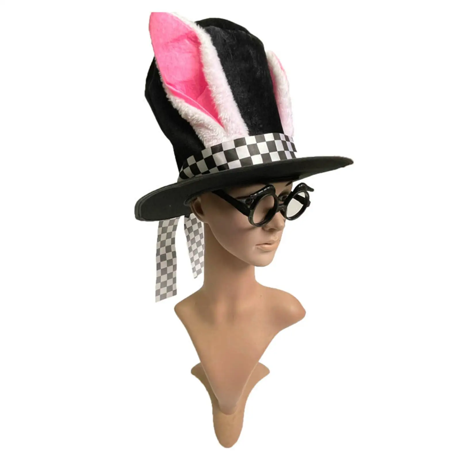 Bunny Ear Top Hat Rabbits Ears Topper Easter Rabbit Costume for Festival Holiday