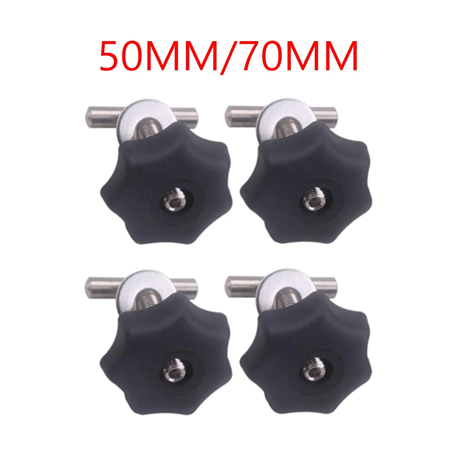4pcs Locking Rail Bolts Mounting Bolts Solid Nut Set Durable 50mm/70mm for T5