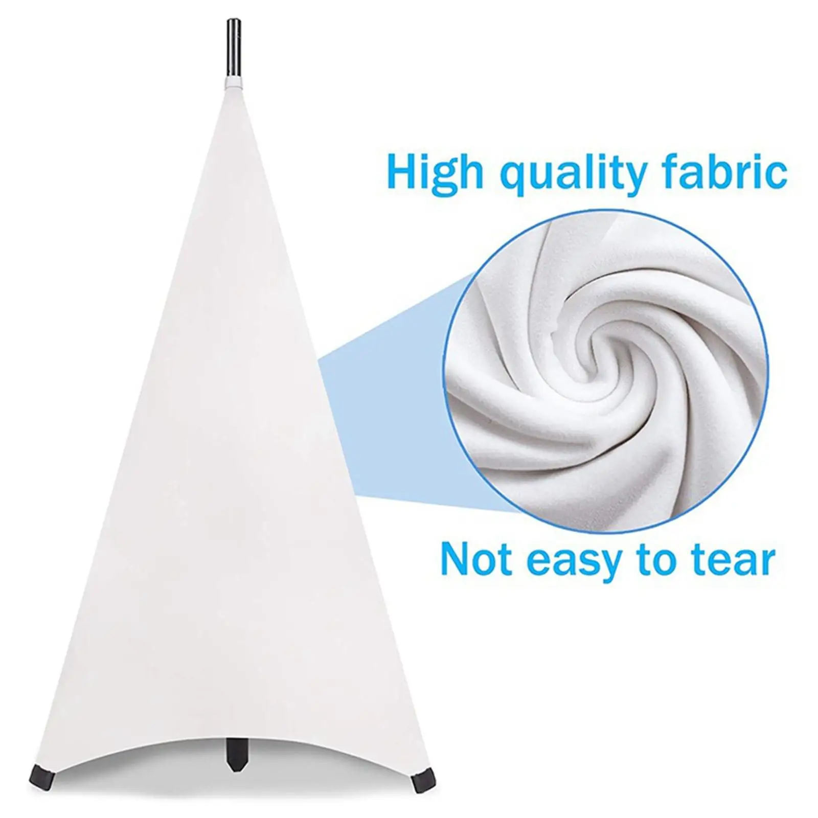 Speaker Stand Cover Double Sided/Triple Sided Height Flexible Lighting Tripod Stand Scrim Tripod Stretch Covers for Events
