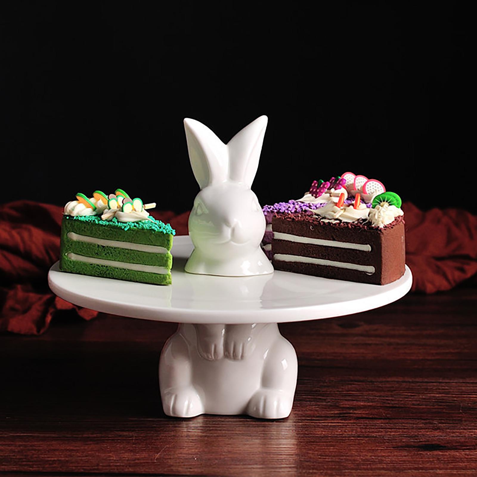 Ceramic Cake Stand Countertop Display Rack Cupcake Display for Party Banquet