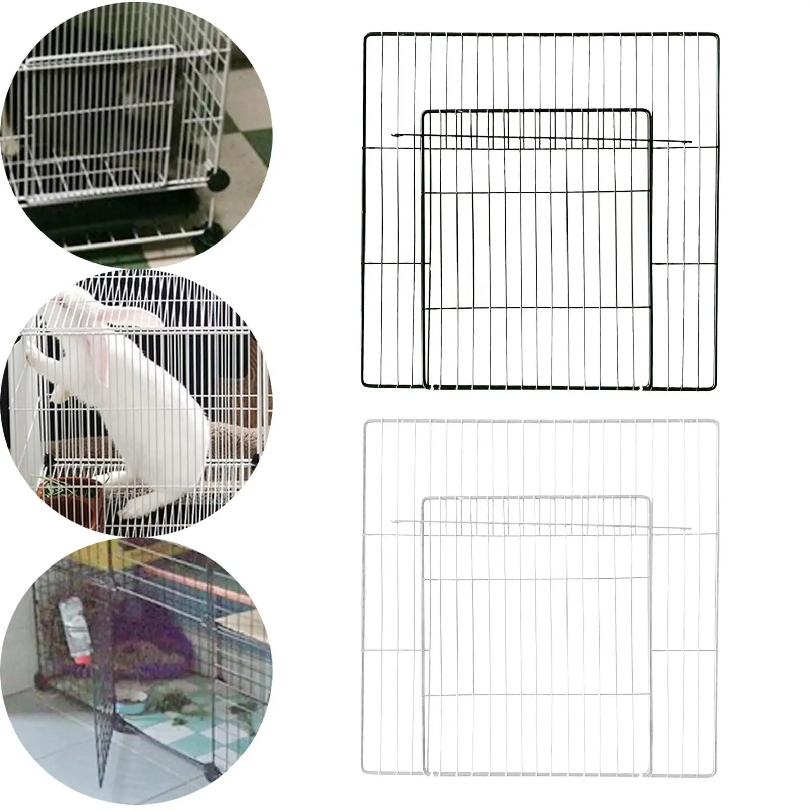 Door Cage Metal Wire Indoor Fence Rabbit Puppy Expandable Panel