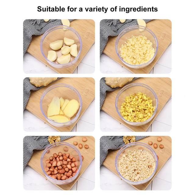 Dream Lifestyle Nut Grinder Food Grade User-friendly ABS Hand-Crank Garlic  Grinder Nut Masher Gadget for Home