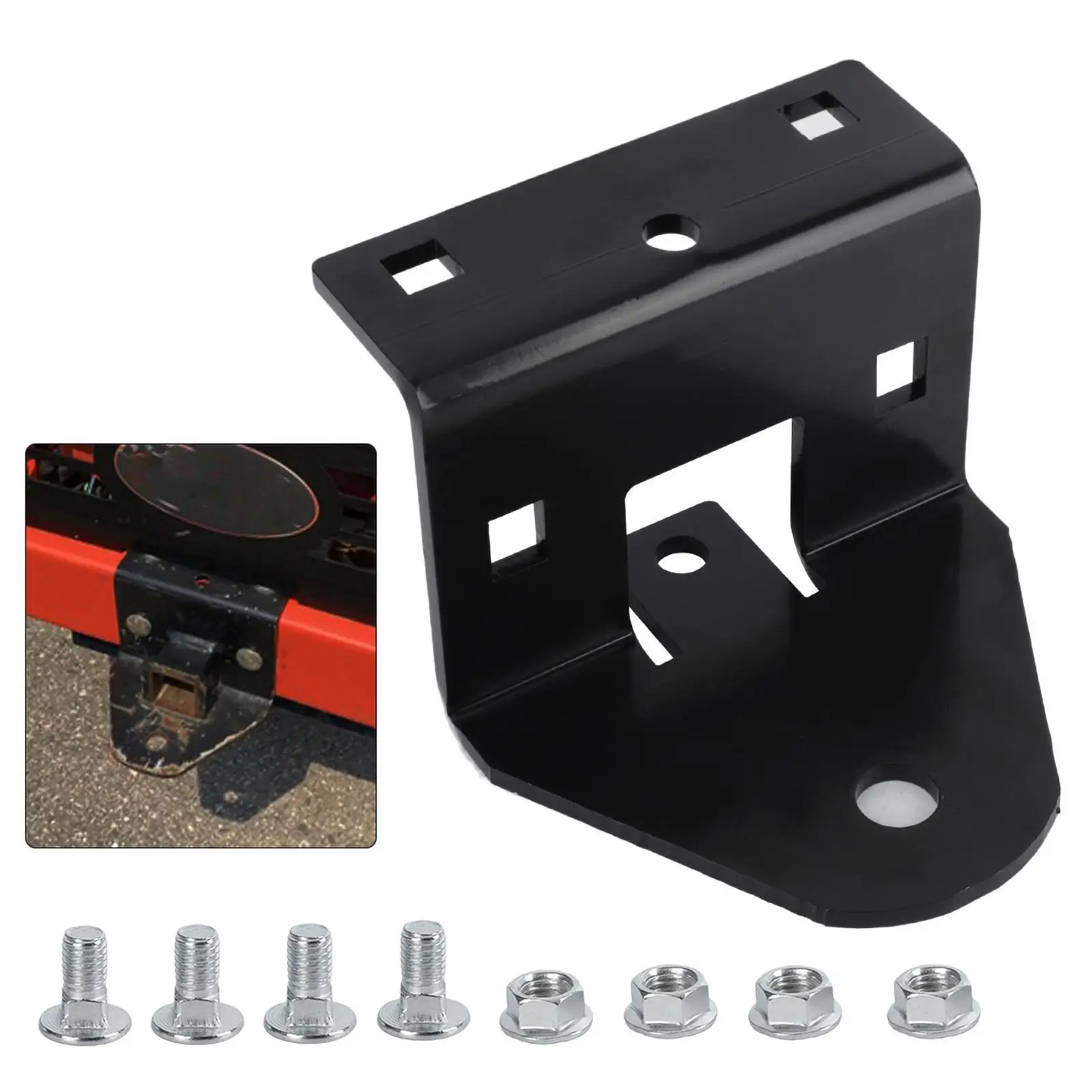 71514900 Trailer Hitch with Fittings for Ariens Gravely Zt-X Zt Replaces Parts Durable Easy to Install Accessories