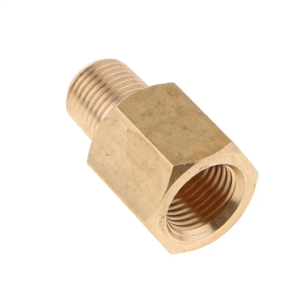 2x Replacement 1/8 NPT to 1/8 BSPT Fuel Adapter Brass Quick Connector