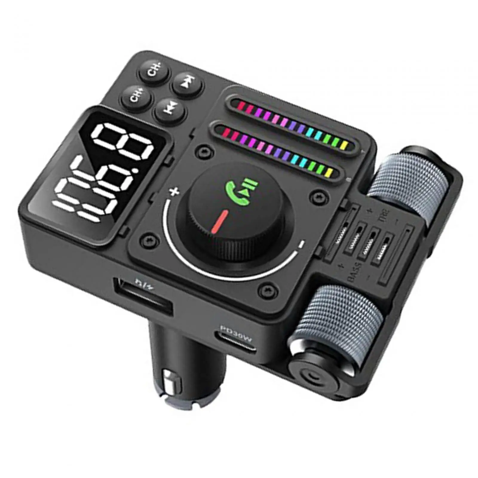 FM Transmitter USB Charging Easily Install Direct Replaces Accessories