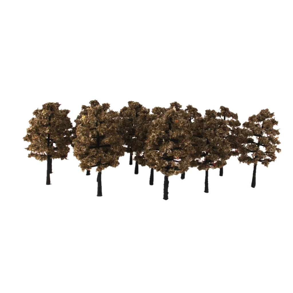 20x DIY Mini Model Trees for Railway Orchard Layout Scenery 