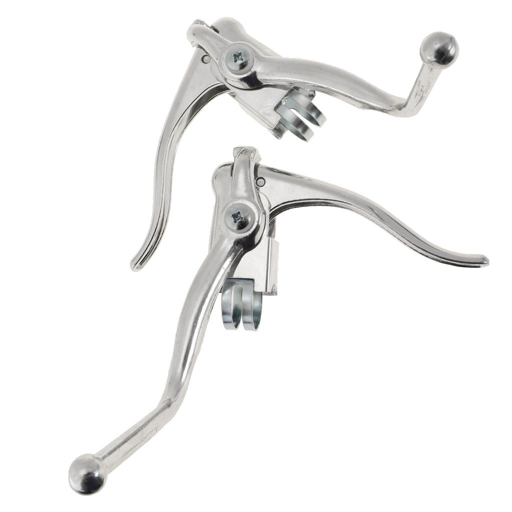 1 Pair Road Bike Drop Bar Brake Levers Racing Bicycle Dual Control Handbrake Freno de biciclete velo levier de frein