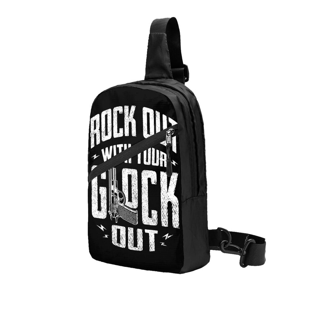 a sua glock out pistola, mochila de