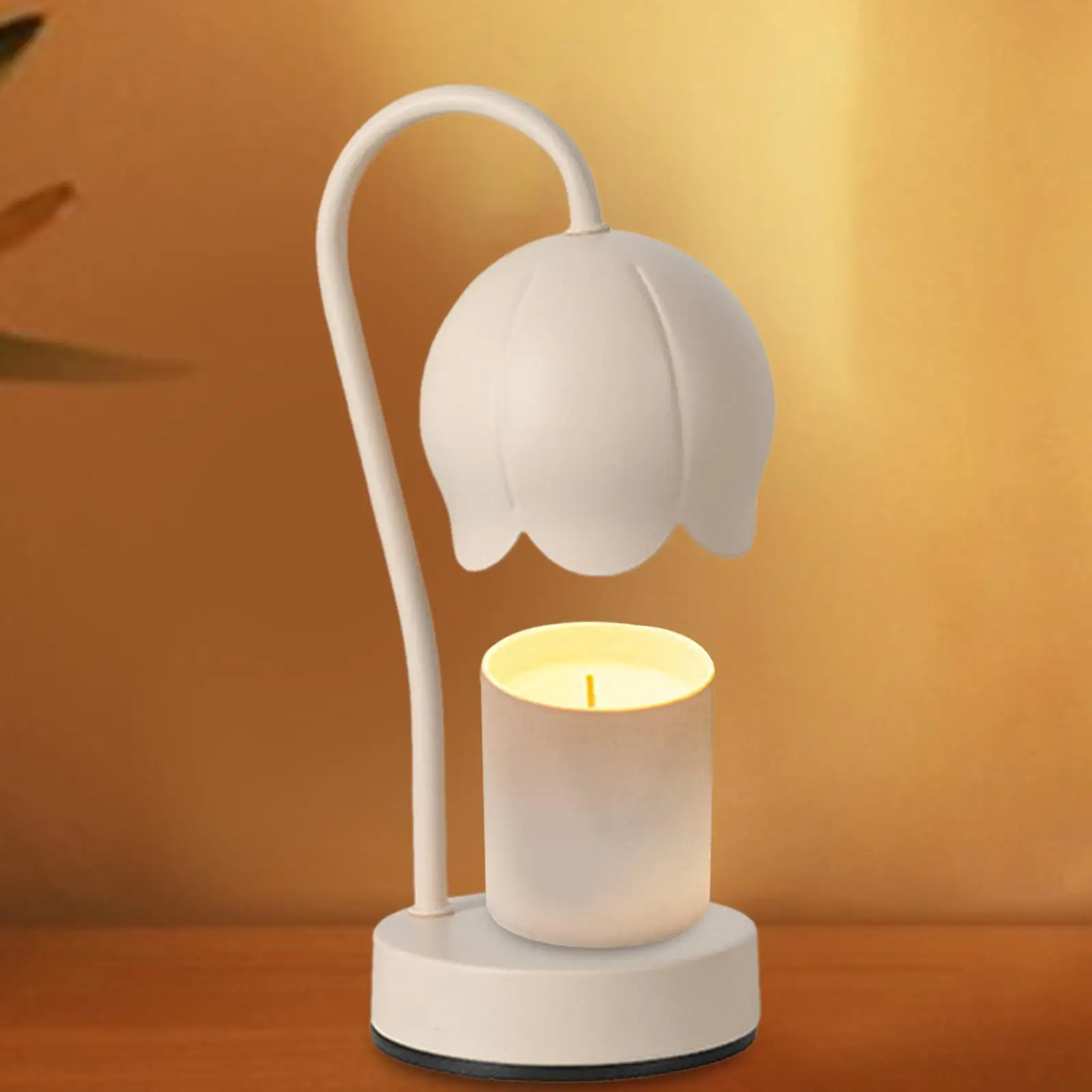 Electric Candle Warmer Lamp Brightness Adjustable for Scented Candles Candle Melting Lamp for Living Room Housewarming Gift