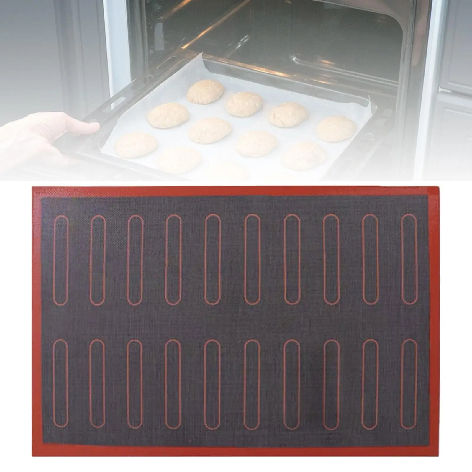 Baking Sheet Mat Breathable Oven Liner Baking Supplies Multifunction Cookie Mat Mat for Home Restaurantchen Tool