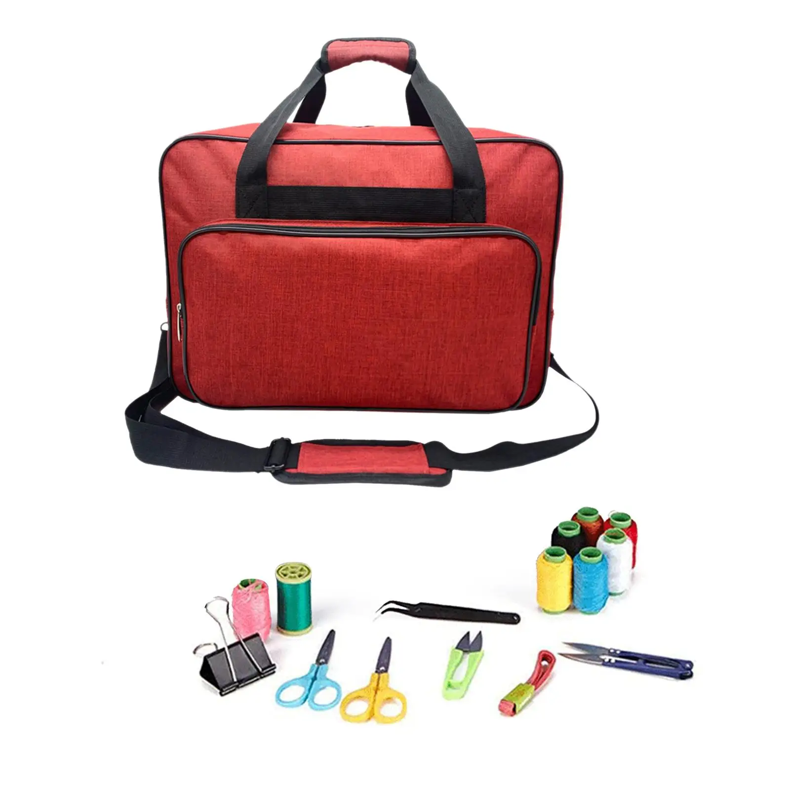 Sewing Machine Carrying Case, Carry Tote Bag, Portable Storag with Pockets for Sewing Machine Padded Bag