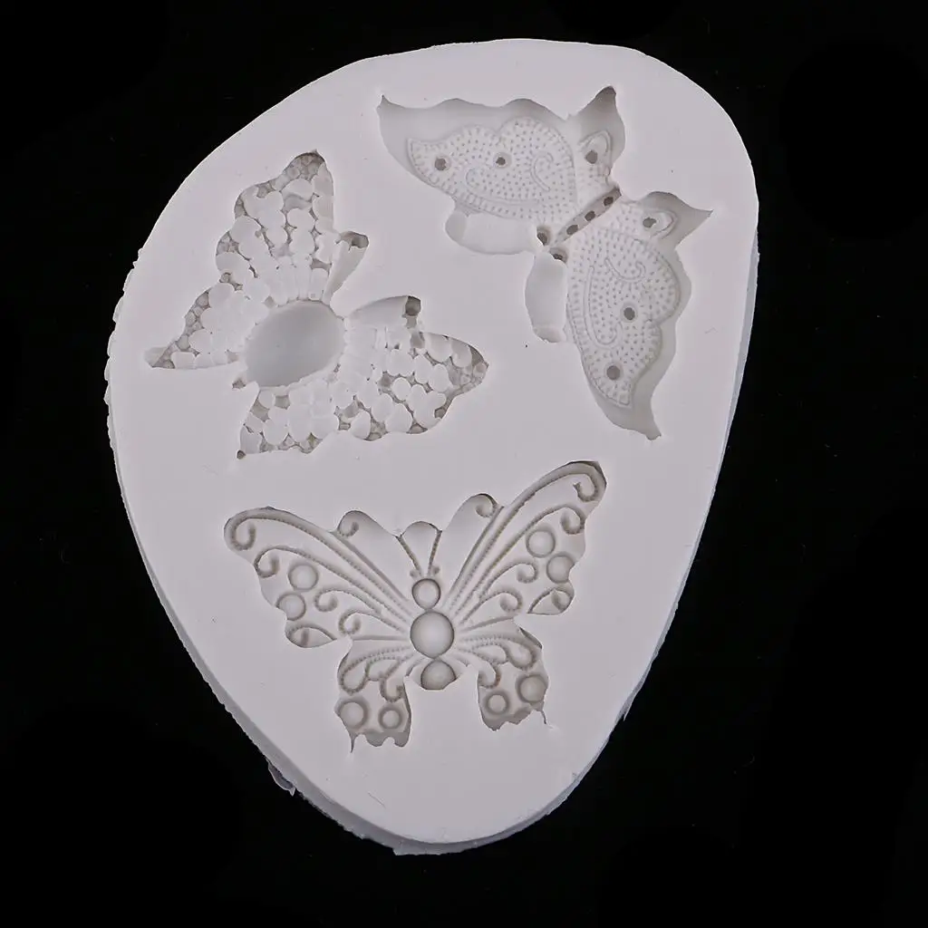 Butterfly Silicone Cake  Fondant Chocolate Candy Decor  Baking Tool