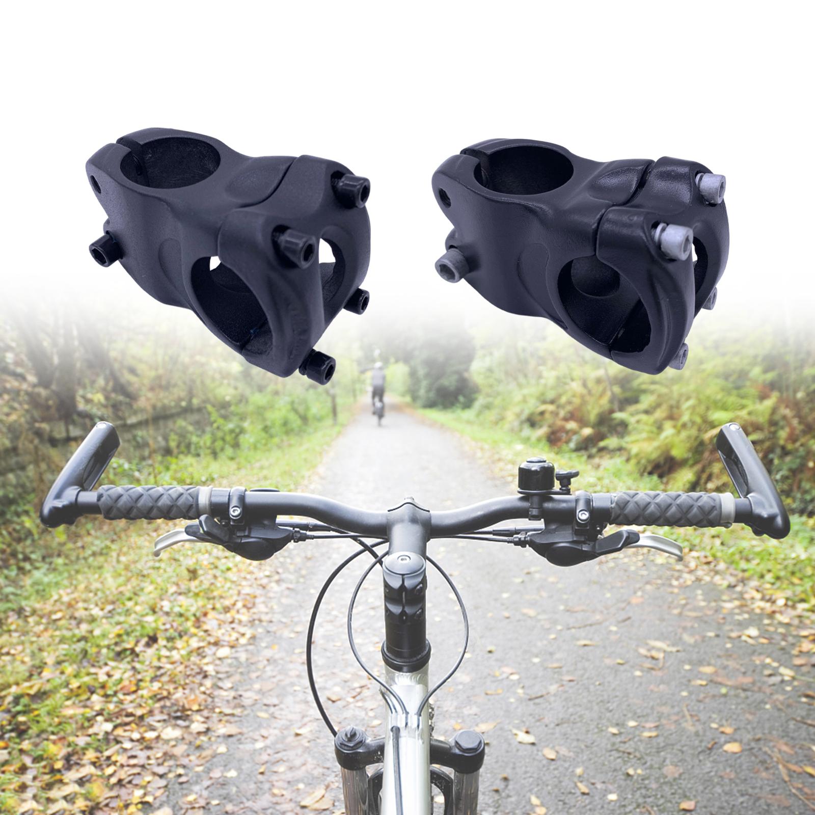 Mountain Bike Stem 31.8mm 35mm Aluminum Alloy Sturdy Bicycle Stem Riser Bike Handlebar Stem Stem for Most Bicycles Biking