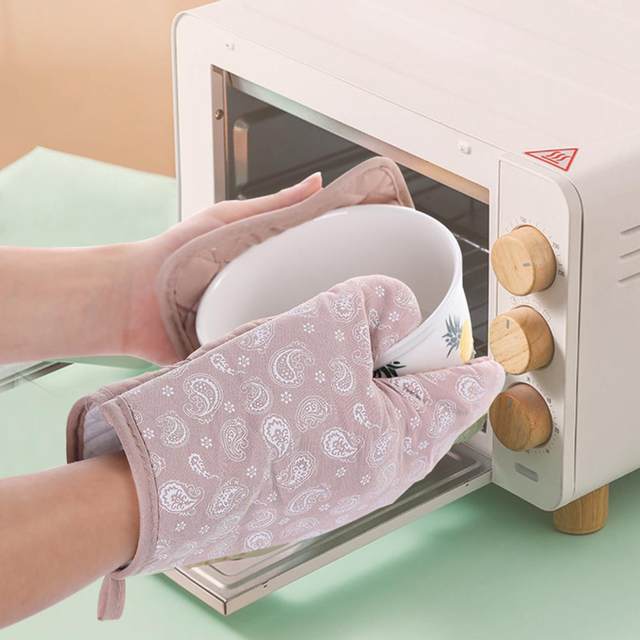 Glove Oven Mitten Oven Mitt Cute 1Pc Anti-scalding Pig Non-slip Kitchen  Microwave Baking Oven Mitten - AliExpress