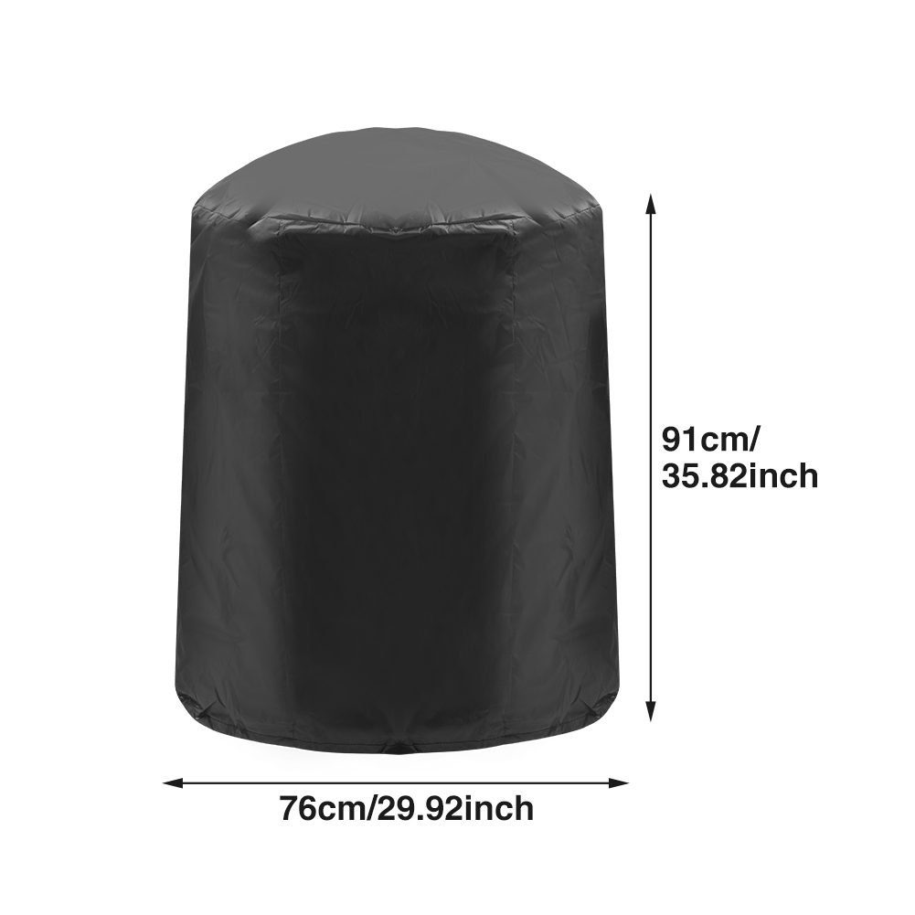 Prova Impermeável Água Redonda Móveis Churrasqueira Capa para Casa Poeira Resistente às Intempéries Tabela Durável Pátio Protetor Anti uv Cordão Jardim à 4 Online shopping