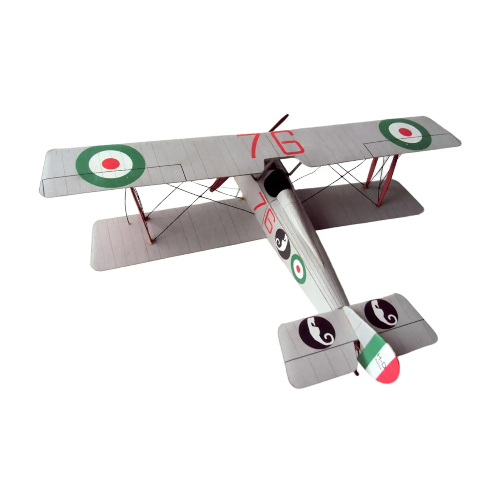 Biplane Fighter DIY Assemble Toys Building 1:33 Scale for Children Kids Boys