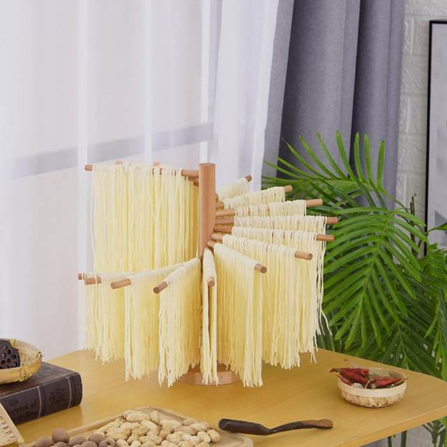 Collapsible Pasta Drying Rack With 14 Collapsible Rods For Fresh Pasta -  Pasta Tools - AliExpress