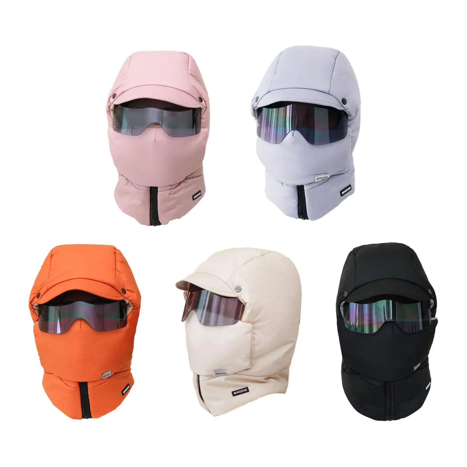 Warm Winter Hat Women Men Comfortable Windproof Winter Winter Trapper Hat Mask for Camping Skateboard Outdoor Cycling Motorcycle