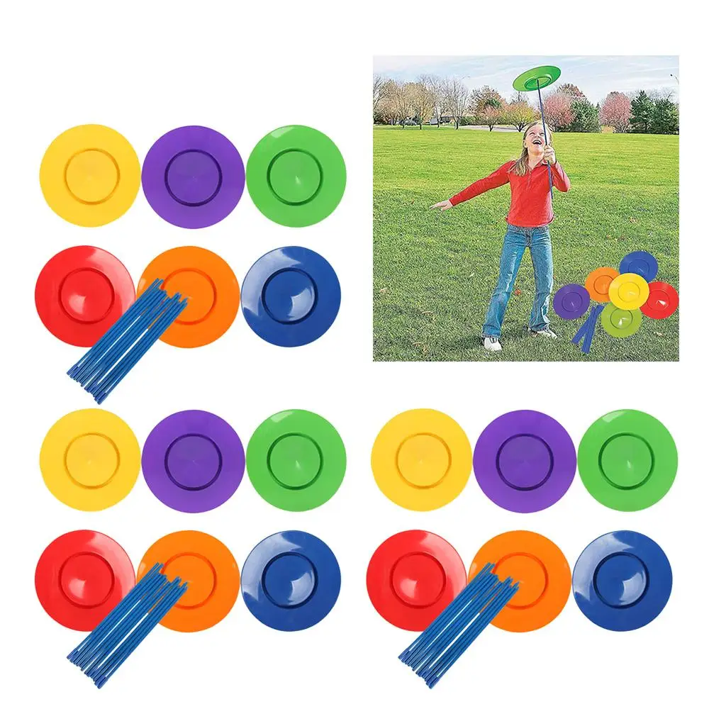  Juggling Set / Games Set with Juggling Plate  Stick, Children