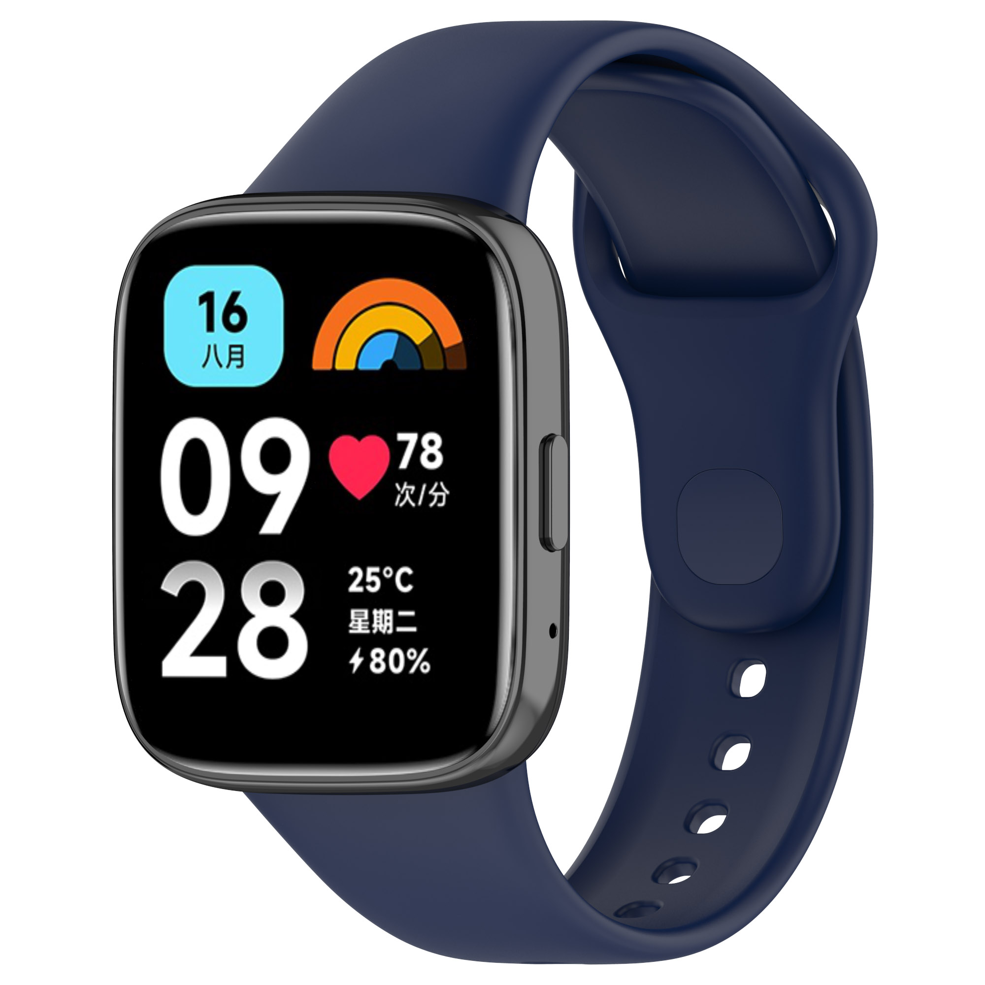 Weiches offizielles Silikonarmband für Xiaomi Redmi Watch 3, aktives Sportarmband, Armband für Redmi Watch 3 Lite/Active-Armband – Detail 15