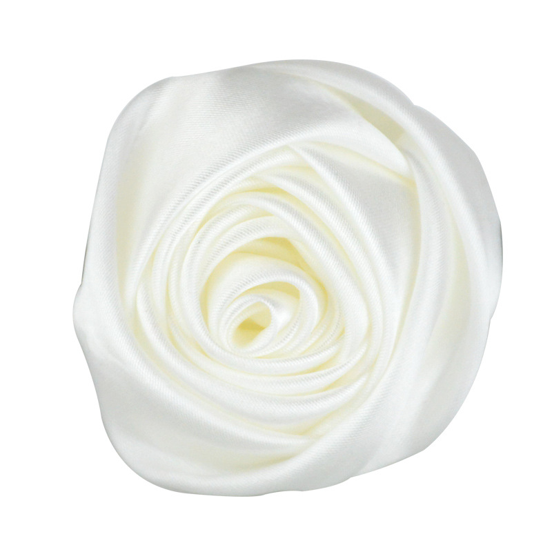 4 Teile/los 5,5 cm Satin Stoff Handgemachte Dreidimensionale Simulation Rose Knospe Großhandel DIY Schmuck Schuhe Und Hut Zubehör – Detail 8
