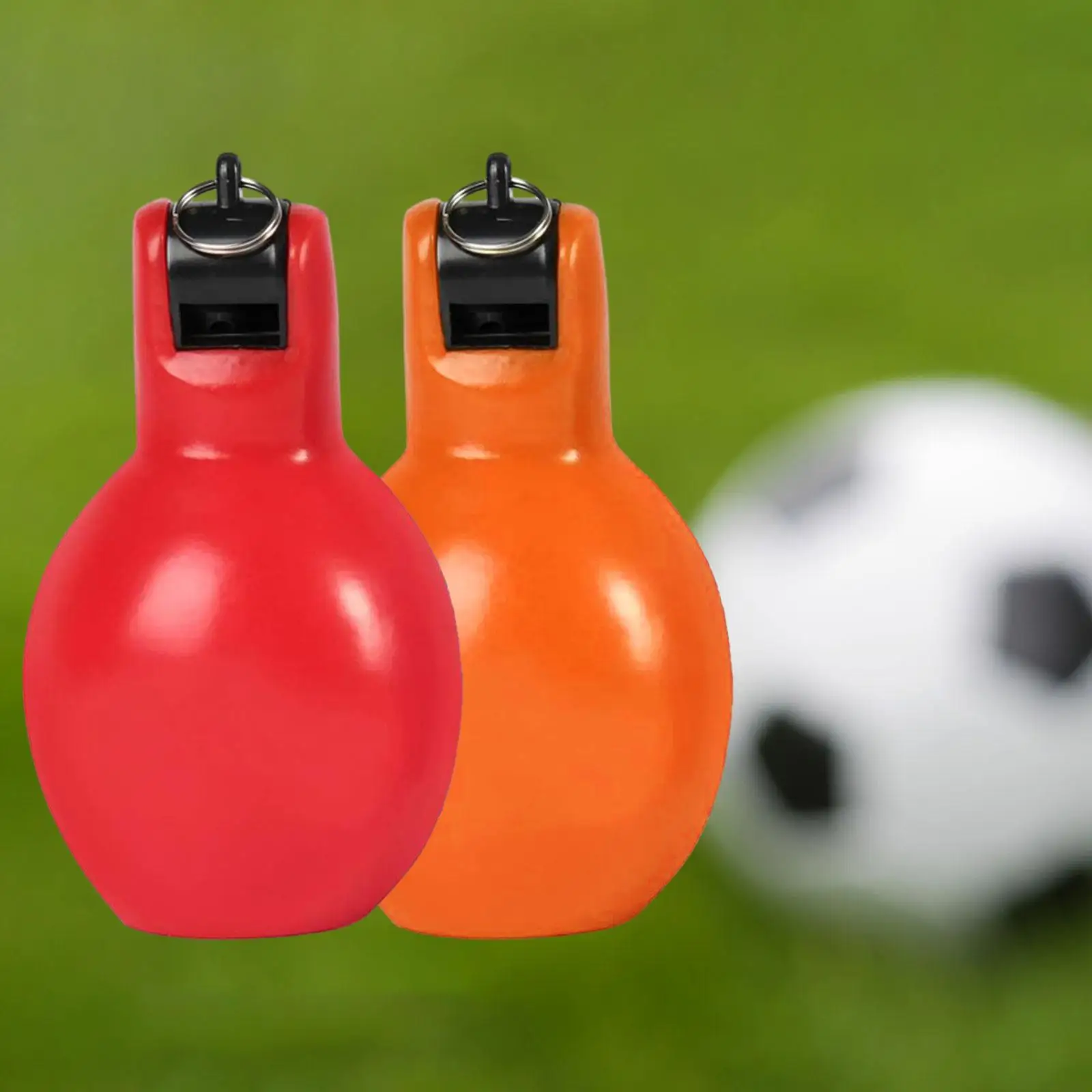 2Pcs Hand Squeeze Whistles, Coaches Sports Whistle, Trainer Whistle for Hiking Home School Football Coaches Referees