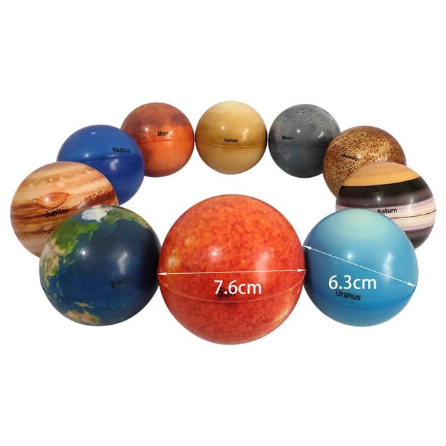 solar system planet balls