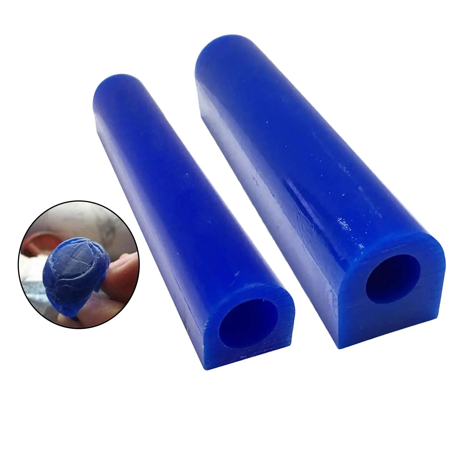 Carving   Tube Blue Carving  Center Hole Tube Round Jewelry  Casting  Kit