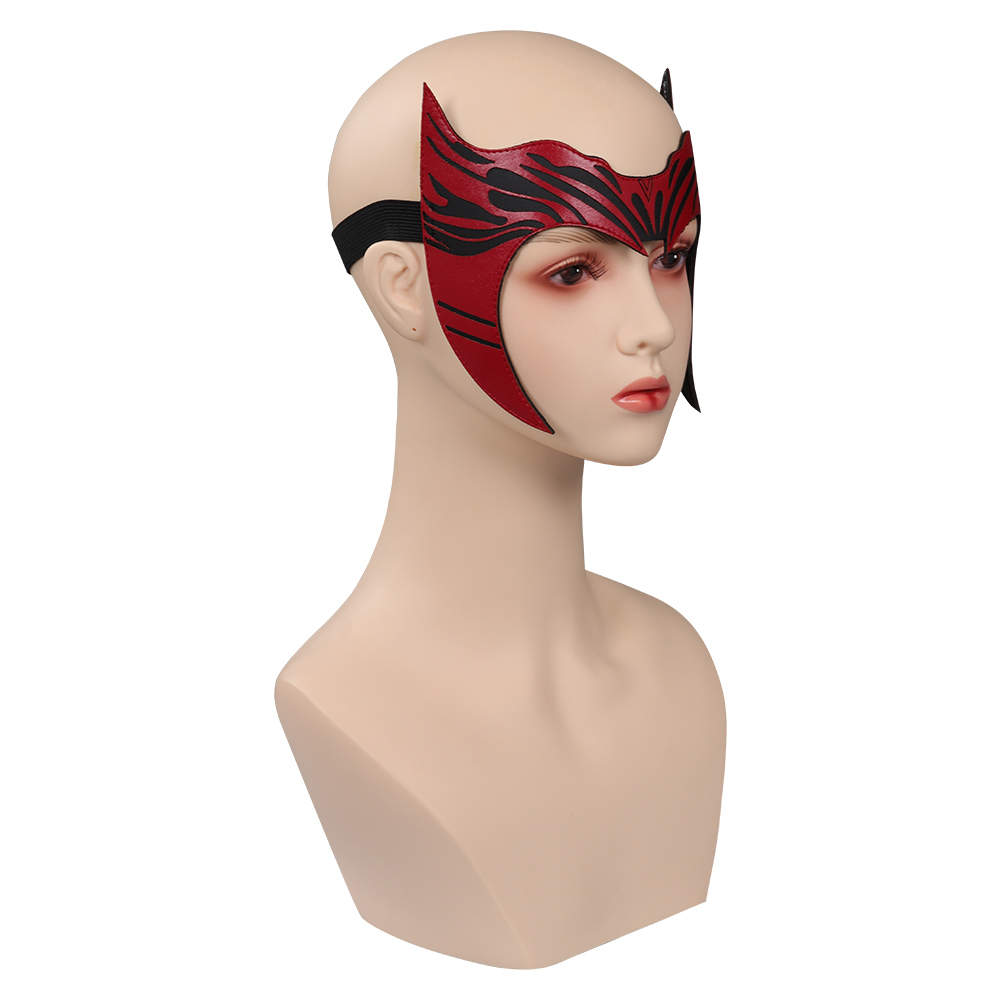 Scarlet Witch Maske Cosplay PU Masken Helm Maskerade Halloween Party Kostüm Requisiten – Detail 4