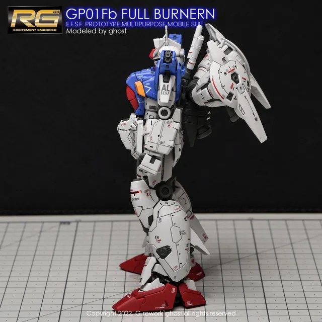 Model Decals for RG 1/144 RX-78 GP01Fb FULL BURNERN Ghost Custom 