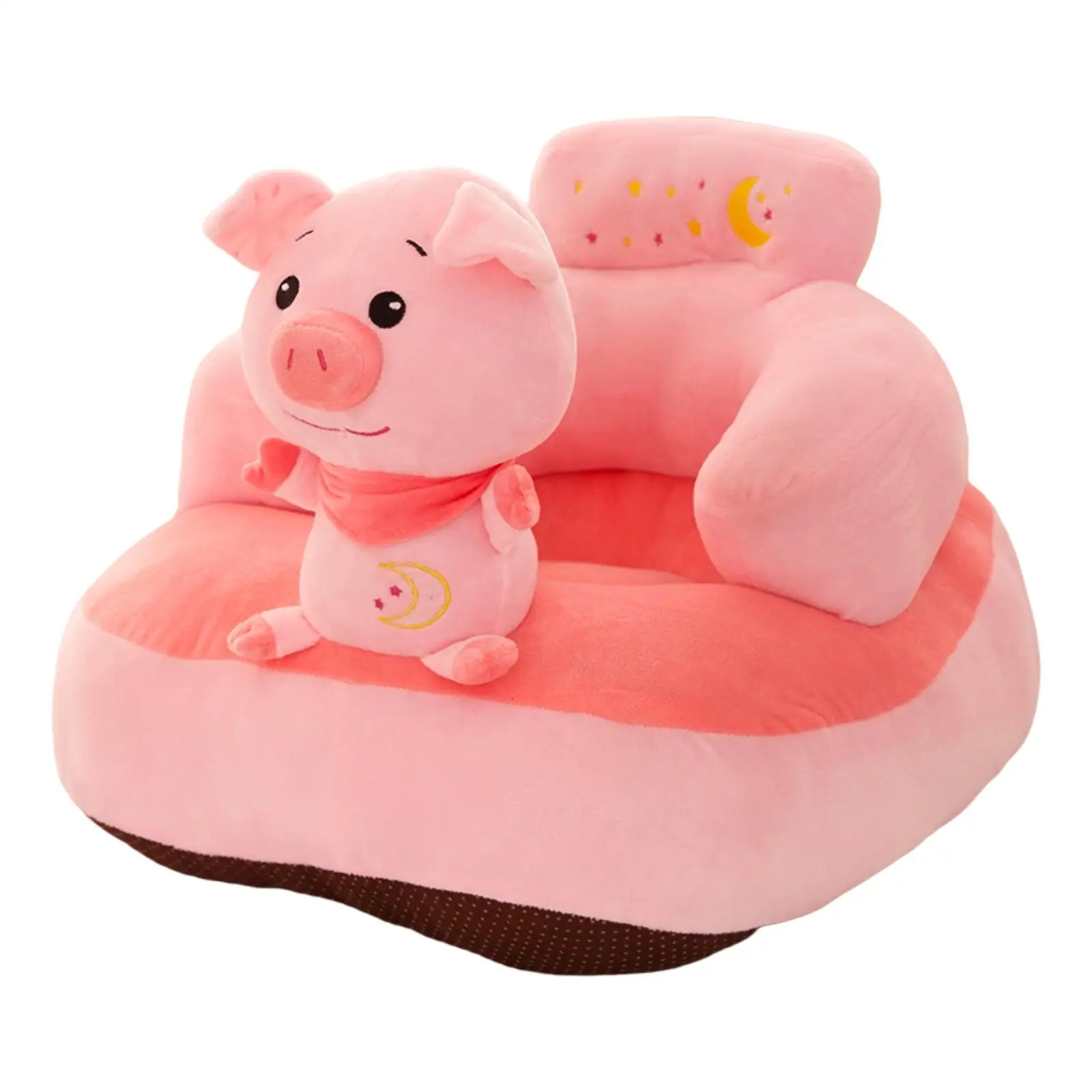 Cute Cartoon Baby Seat Sofa Cover Learning to Sit Baby Toy Animal Washable Couch Seat Cover No Filler Gifts Feeding Chair Case