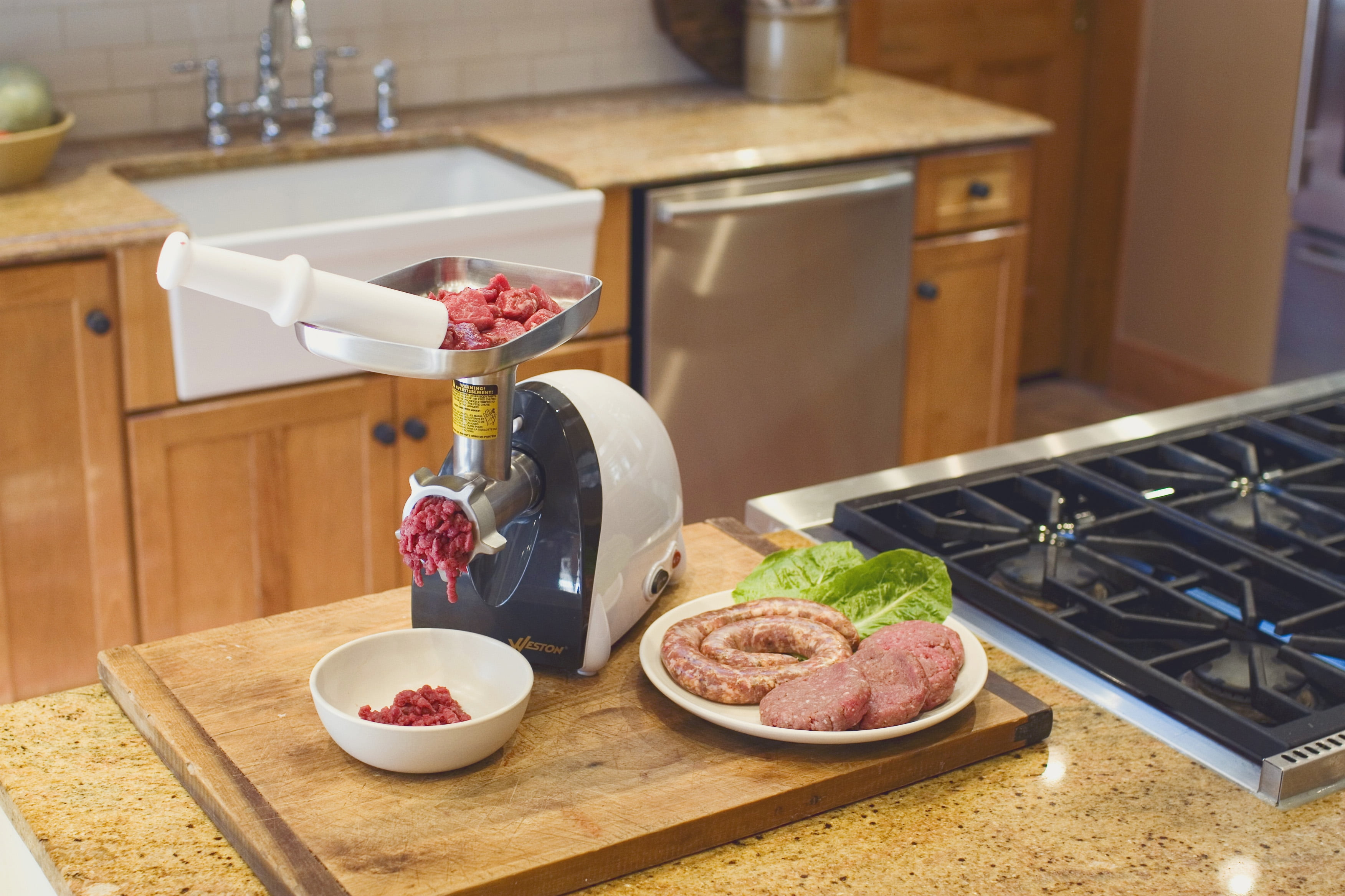 Title 3, Electric Meat Grinder & Sausage Stuffer 500 Wat...