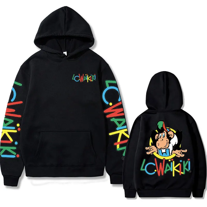 Title 7, Venda quente engraçado macaco gráfico hoodie lc...