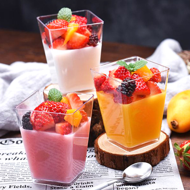 50 Tazze Dessert A Cuore Trasparenti - Set Riutilizzabili Per Mousse, Gelati E Party - Foto 13