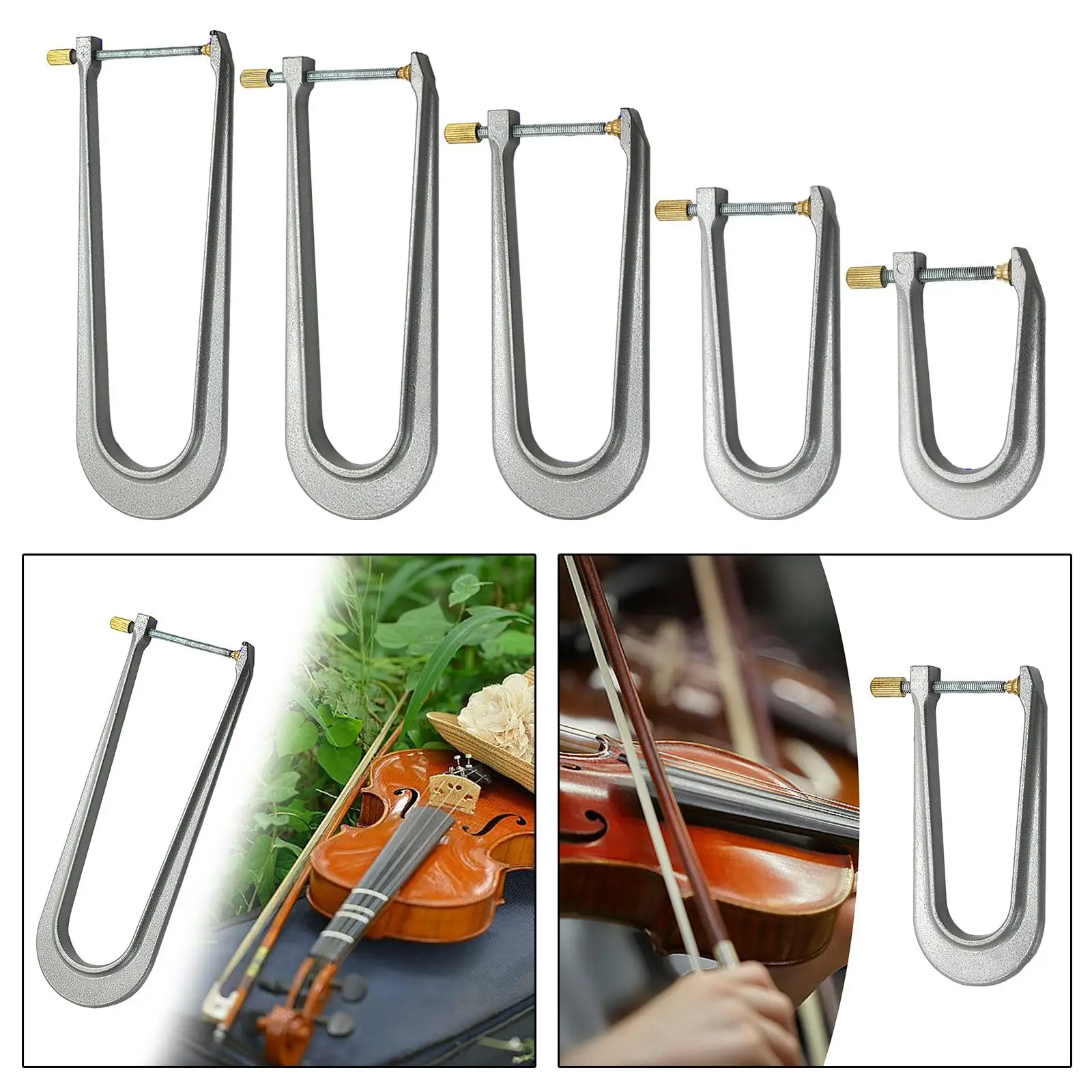 Violin Beam Clamp Metal Parts Replacement Easy to Use Universal Bracing Bonding Tools Beam Production and Repair Tools Durable