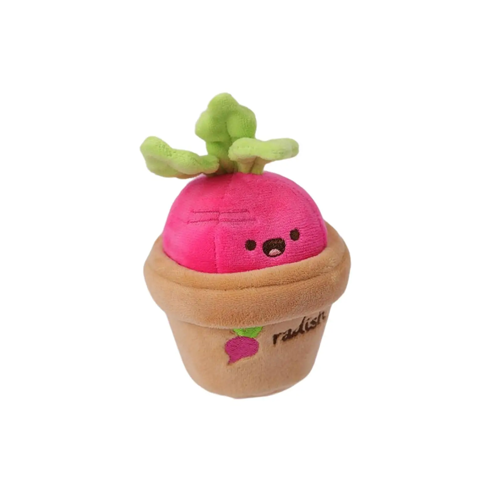 Carrot Plush Toy Keychain Kids Pulling Radish Funny Vegetable Birthday Gifts