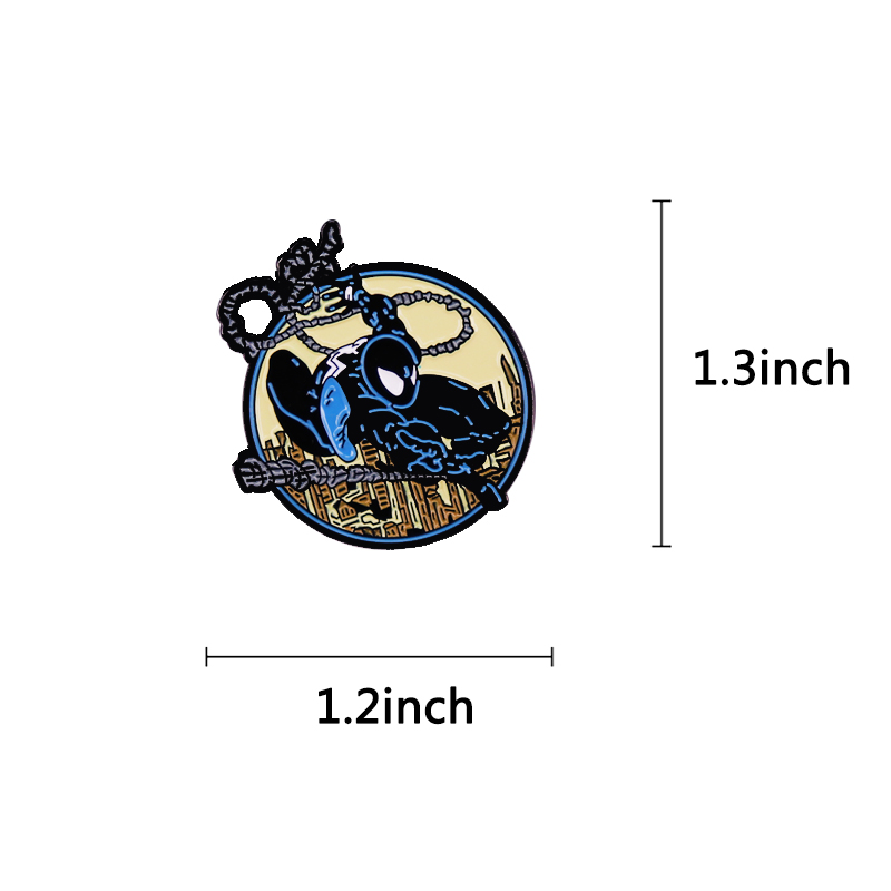 Coole Manga Comic Hero Emaille Pin Brosche Abzeichen Rucksack Kragen Pins Hut Schmuck Accessoires Geschenke – Detail 3