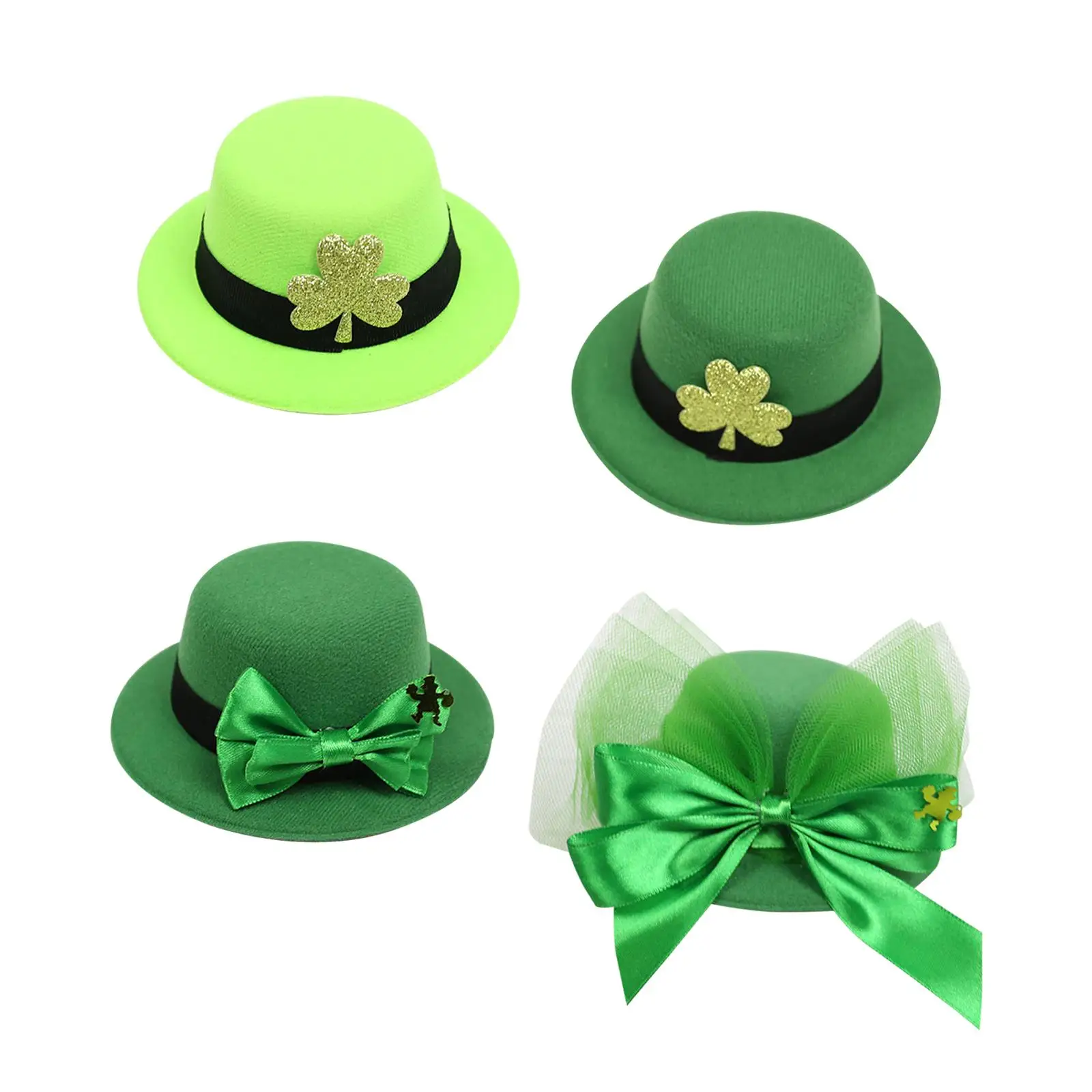 Hat Shaped Hair Clip St 's Day Irish Barrettes Teens Headwear for Cat Festival Costume Birthday Hair Accessories