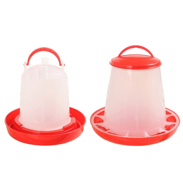 Kit Mangeoire Et Abreuvoir Automatique Pour Poussins - Plastique, Capacité 160g/160ml - Pratique Pour L'élevage De Volailles