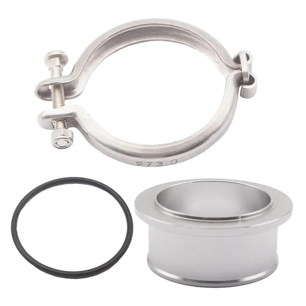 Replacement Turbo Compressor V-band Flange Clamp Set Kit For  HX35 HX35W HX40W For BW Also for  5.9L