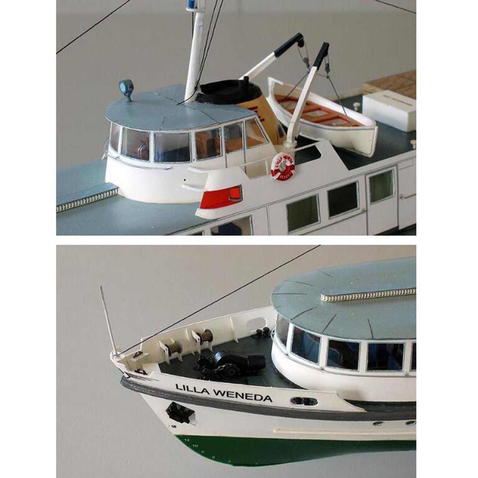 3D 1/100 Lilla Baltic Fleet DIY Boat Model Collectables Desktop Decor