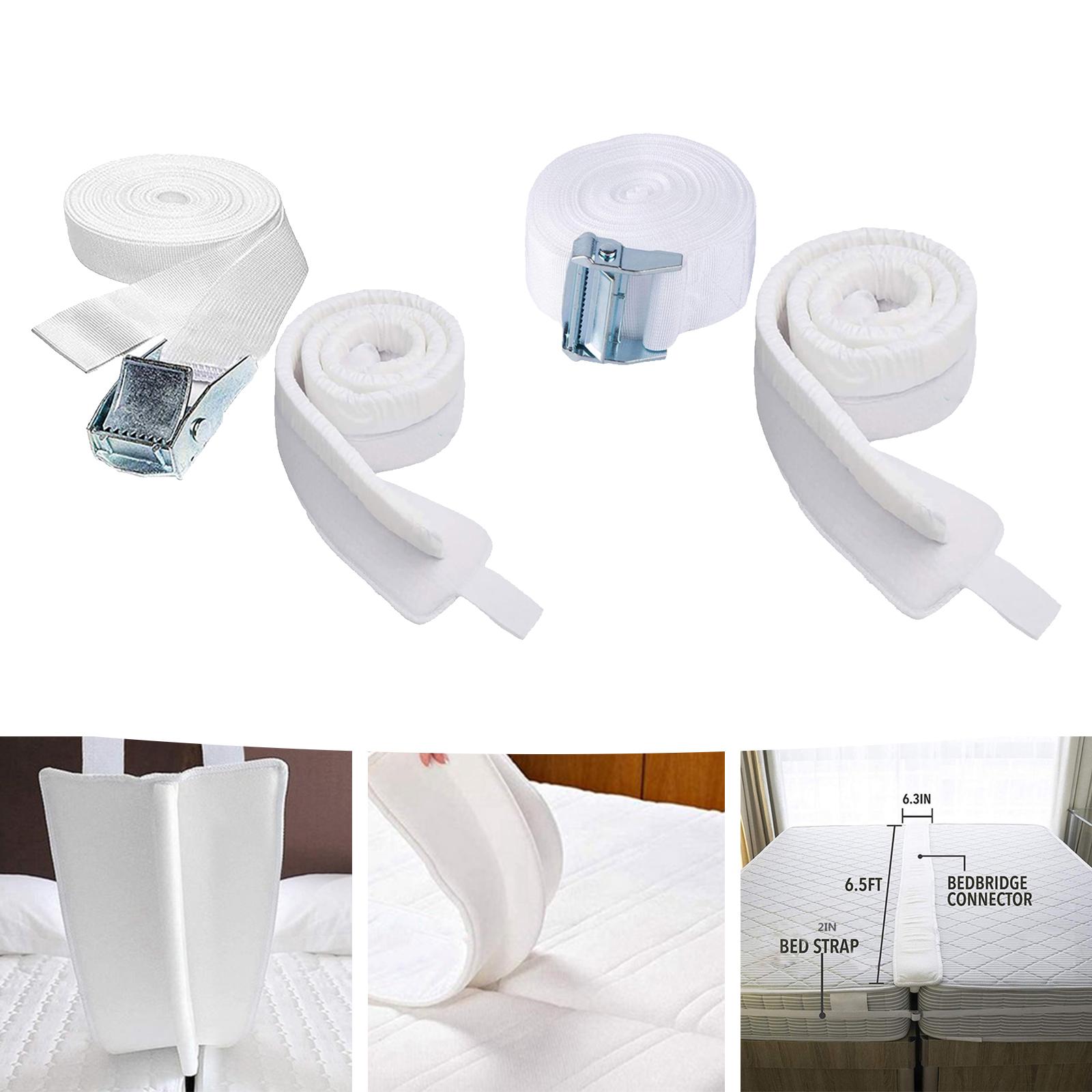 Twin to King , Converter Kit  Beds, Gap Filler Pad with Strap, Quickly Create King Size Bed, Mattress Connector  Room