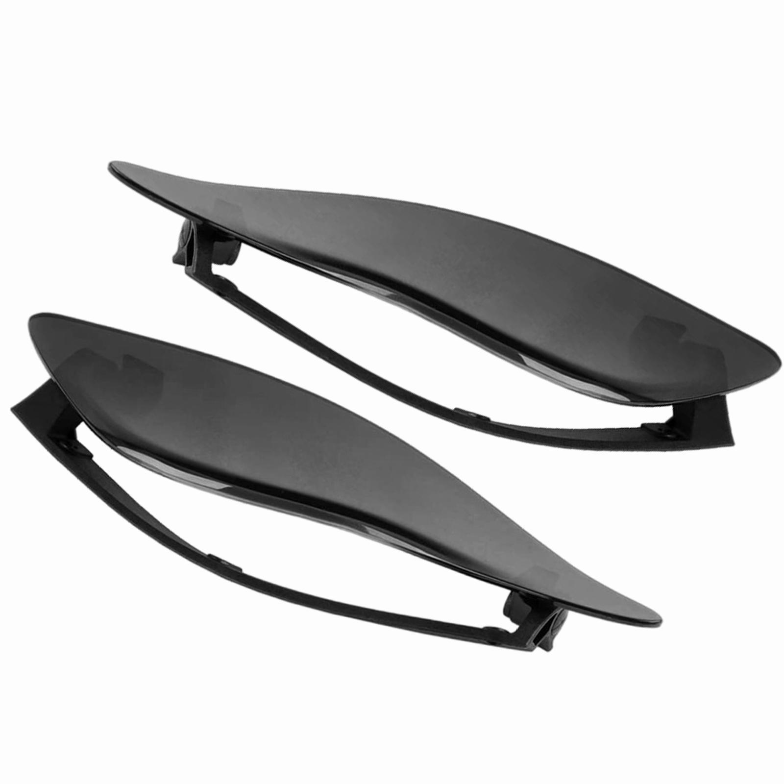 2Pcs Side  Air Deflectors Fit for Touring 14-19 Black