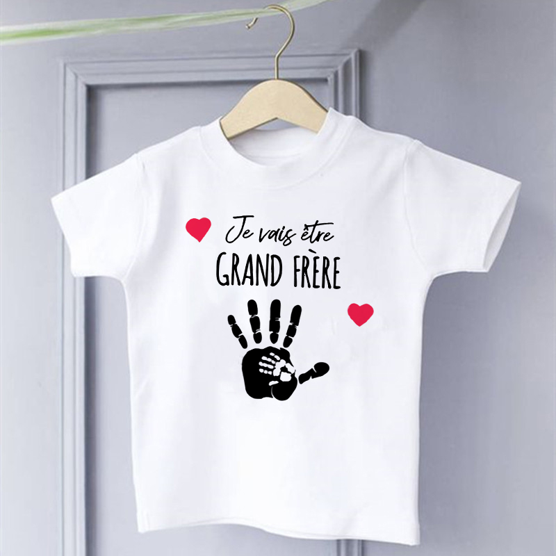 I'm Going To Be A Super Big Brother Kinder T-Shirt Kinder Kleinkinder T-Shirt Tops Baby Ankündigung Kleinkind Shirt Sommerkleidung – Detail 6