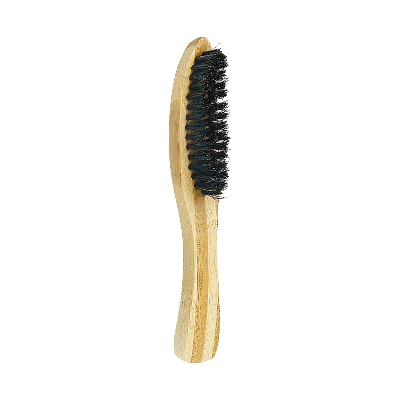 Beard Brush Shaving Comb Strong Male Mustache Brush Facial Hair Brush Nylon Bristles Hair Styling Tool for Improving Texture Men