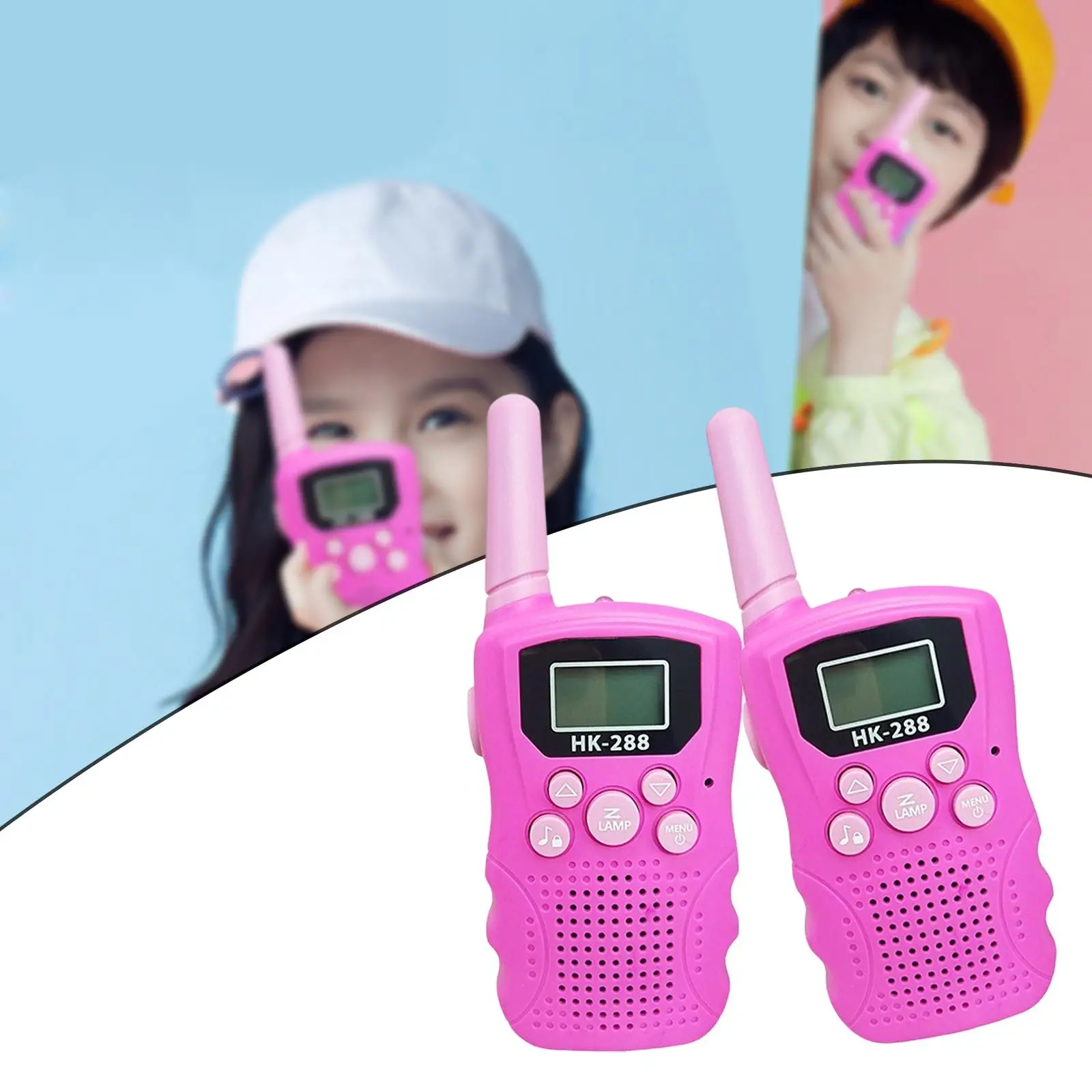 1Pair Walkie Talkie Children Talky for 3-12 Years Old Indoor Toys Outside