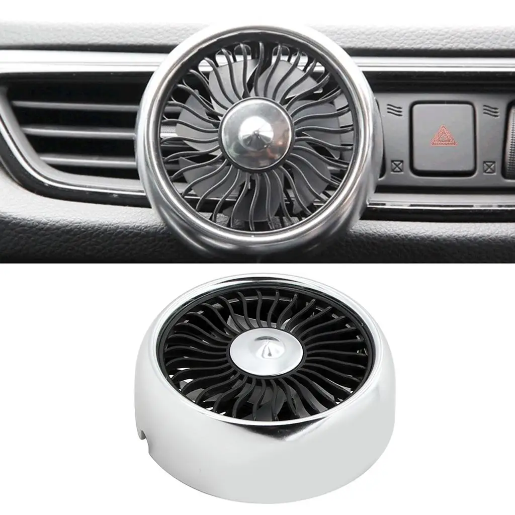 Multifunction Car Oscillating Fan Water Mini USB Rechargeable Air