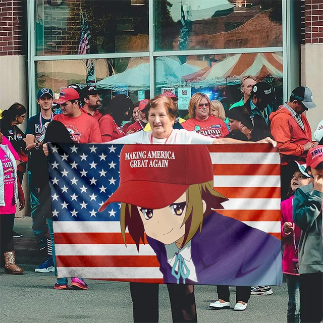 3x5 Ft Japanese Flag Anime Flag Kawaii Girl American Flag Polyester Hanging  Banner For Wall Flag Garden Flags - Flags - AliExpress